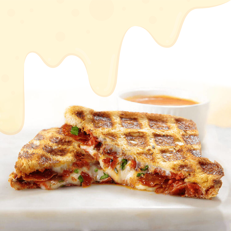 NYC Pizza Melt – Crispy, Cheesy & Packed with Flavor