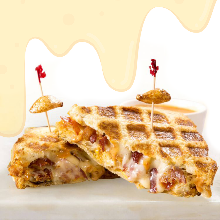 Cheesy Bacon Tender  Melt Panini